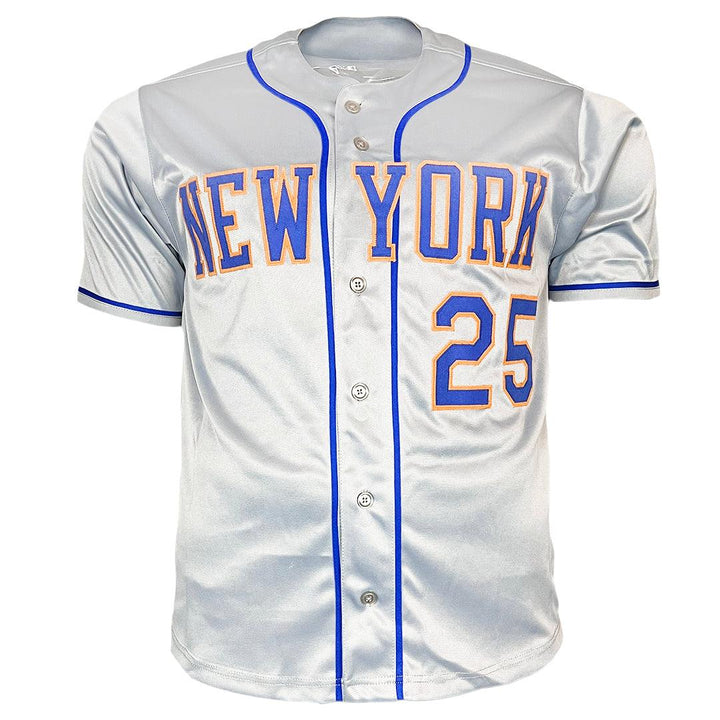 Bobby Bonilla Signed New York Grey Baseball Jersey (JSA)