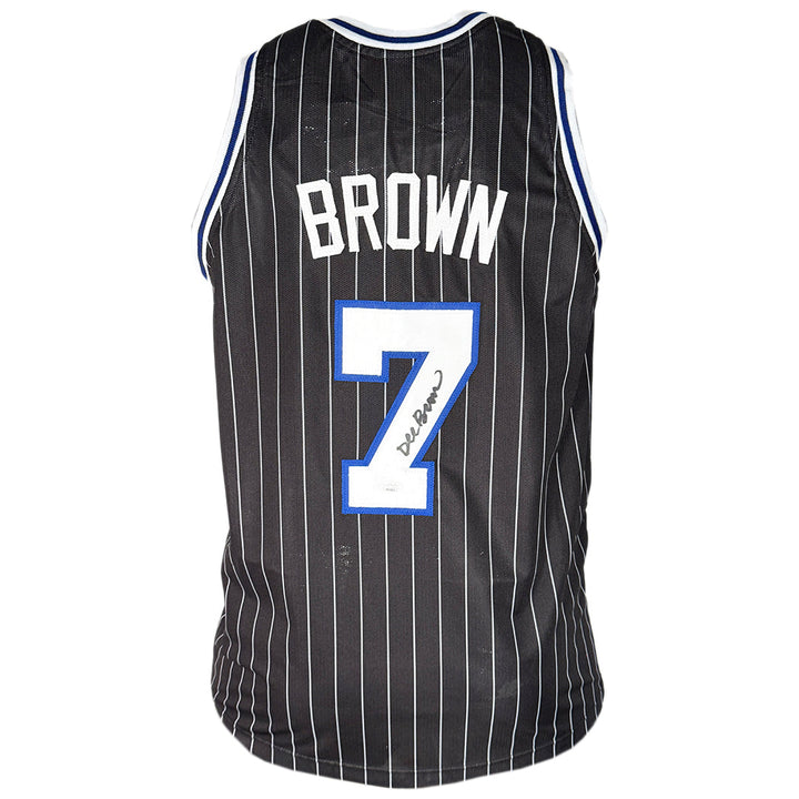 Dee Brown Signed Orlando Black Basketball Jersey (JSA)