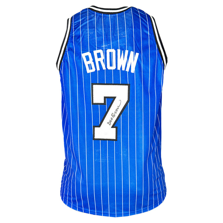 Dee Brown Signed Orlando Blue Basketball Jersey (JSA)