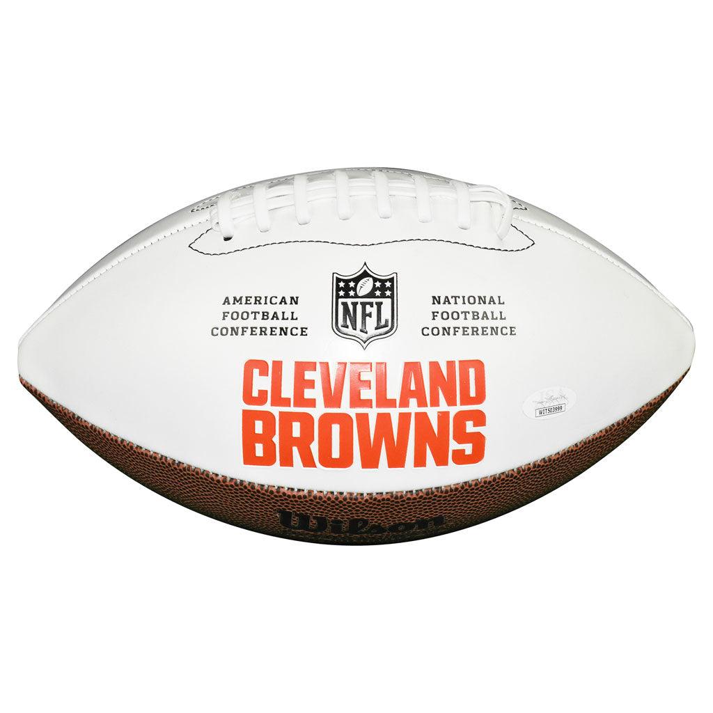 Earnest Byner Signed Cleveland Browns Official NFL Team Logo Football (JSA)
