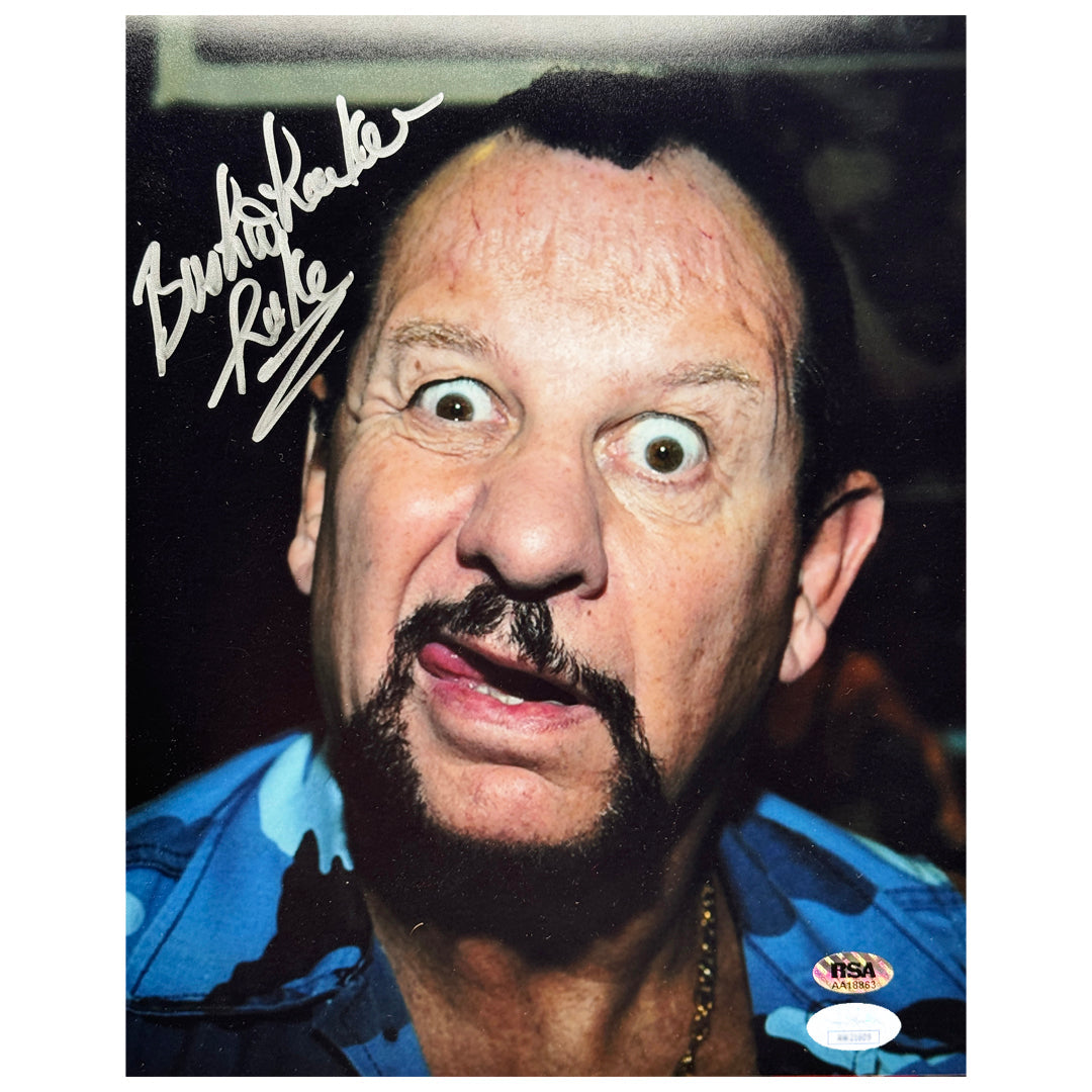 Bushwacker Luke Signed Pose 12 Wrestling Photo (JSA)