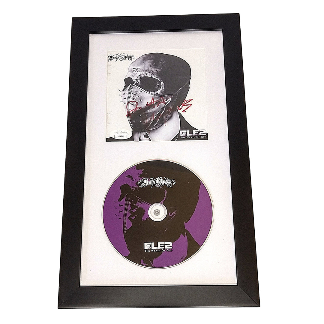 Busta Rhymes Signed CD Ele 2 The Wrath of God Album Booklet Framed CD JSA LL09841