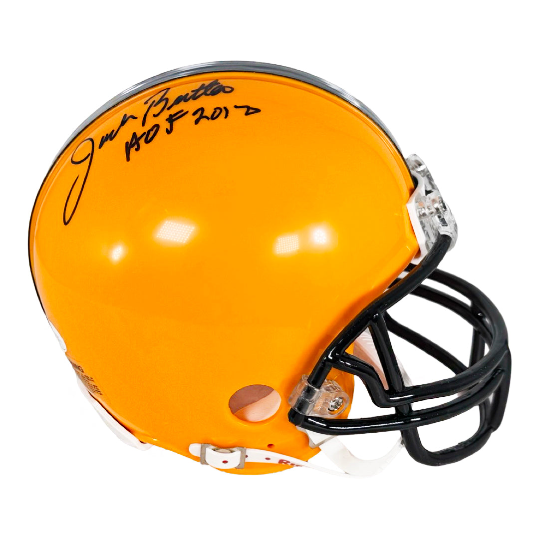 Jack Butler Signed Pittsburgh Steelers Mini Football Helmet (JSA)