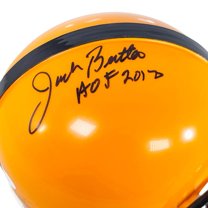 Jack Butler Signed Pittsburgh Steelers Mini Football Helmet (JSA)