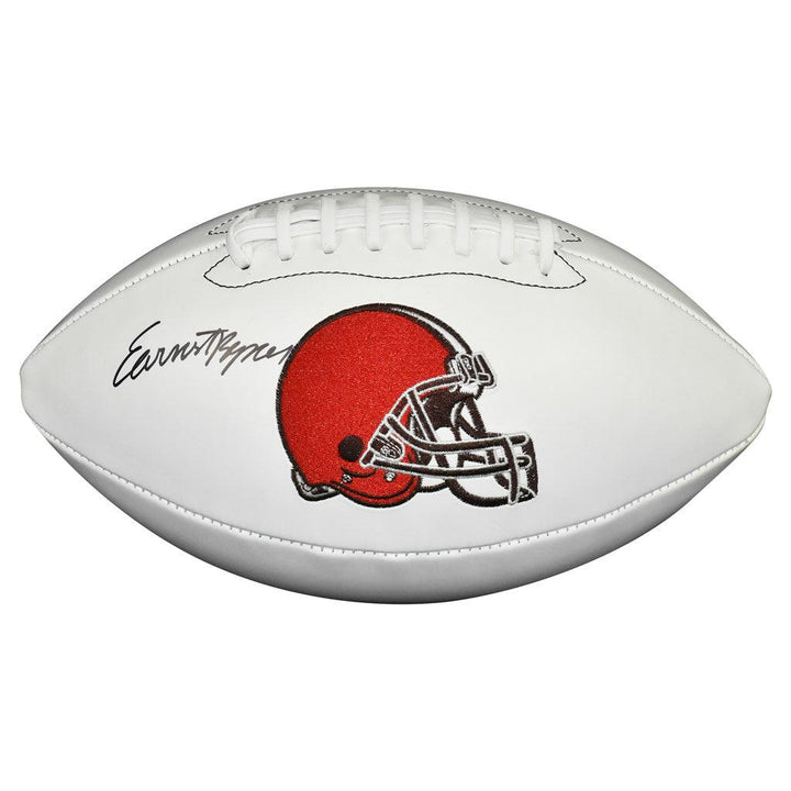 Earnest Byner Signed Cleveland Browns Official NFL Team Logo Football (JSA)