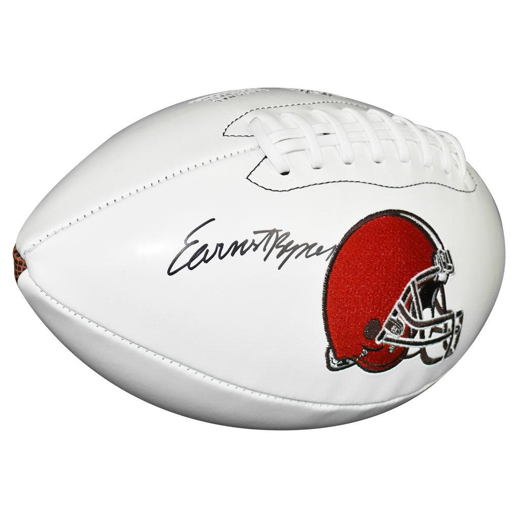 Earnest Byner Signed Cleveland Browns Official NFL Team Logo Football (JSA)