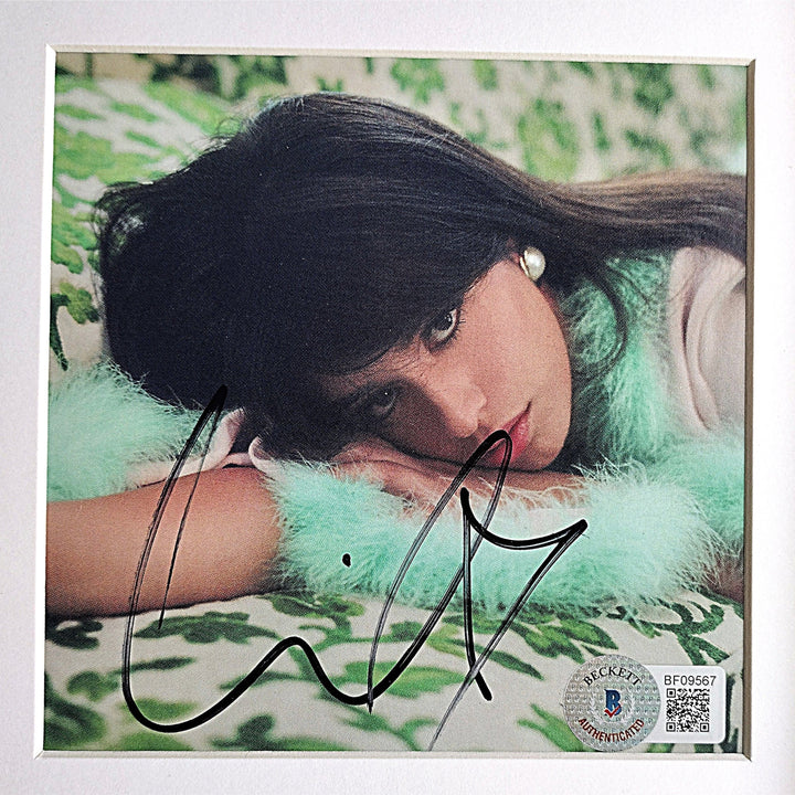Camila Cabello Signed Familia CD Cover Framed Matted Wall Display Beckett Certified