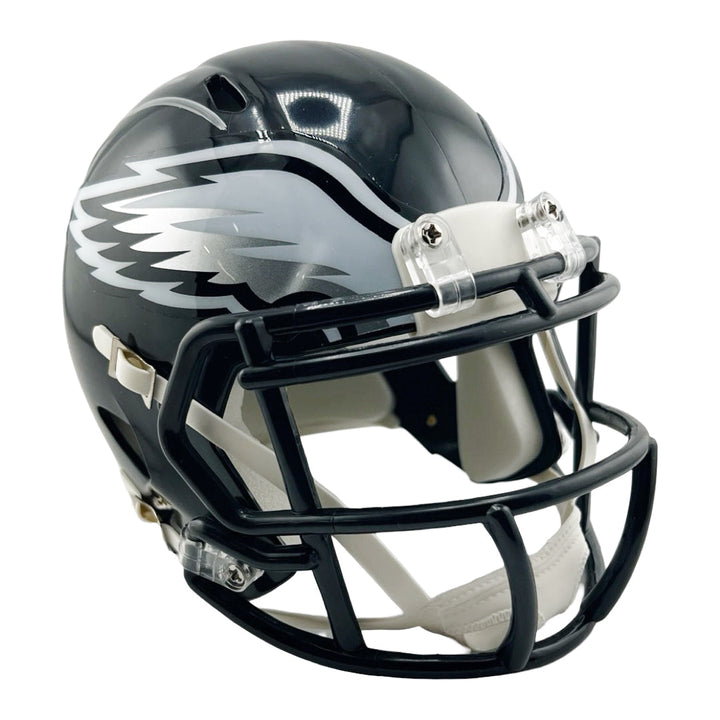 Jalen Carter Signed Philadelphia Eagles Alt 2022 Speed Mini Football Helmet (Beckett)