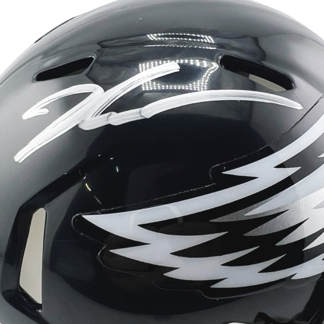 Jalen Carter Signed Philadelphia Eagles Alt 2022 Speed Mini Football Helmet (Beckett)