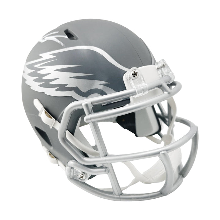 Jalen Carter Signed Philadelphia Eagles Slate Alternate Speed Mini Football Helmet (Beckett)