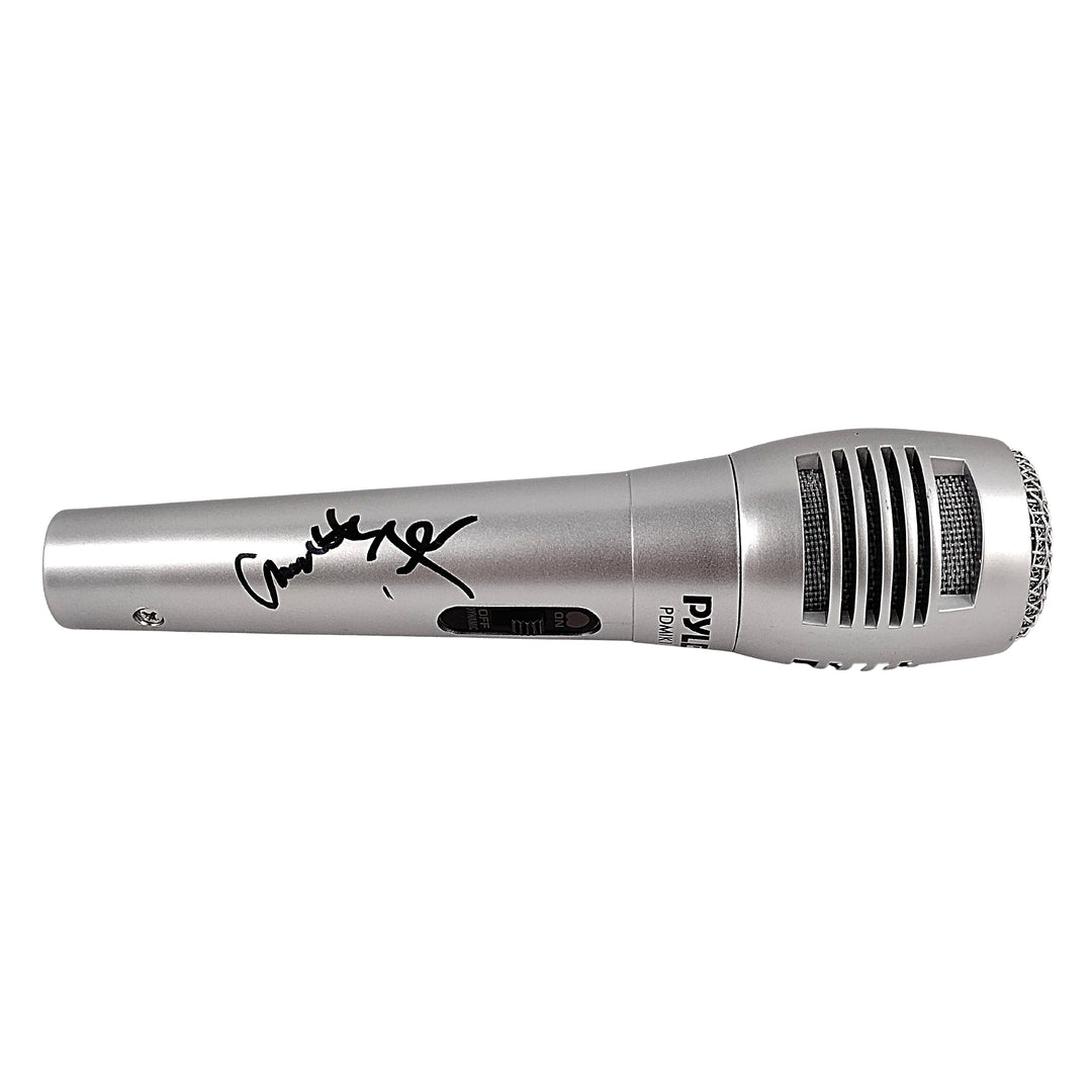 Charlotte Flair Autographed Microphone WWE Women's Champion Beckett Proof