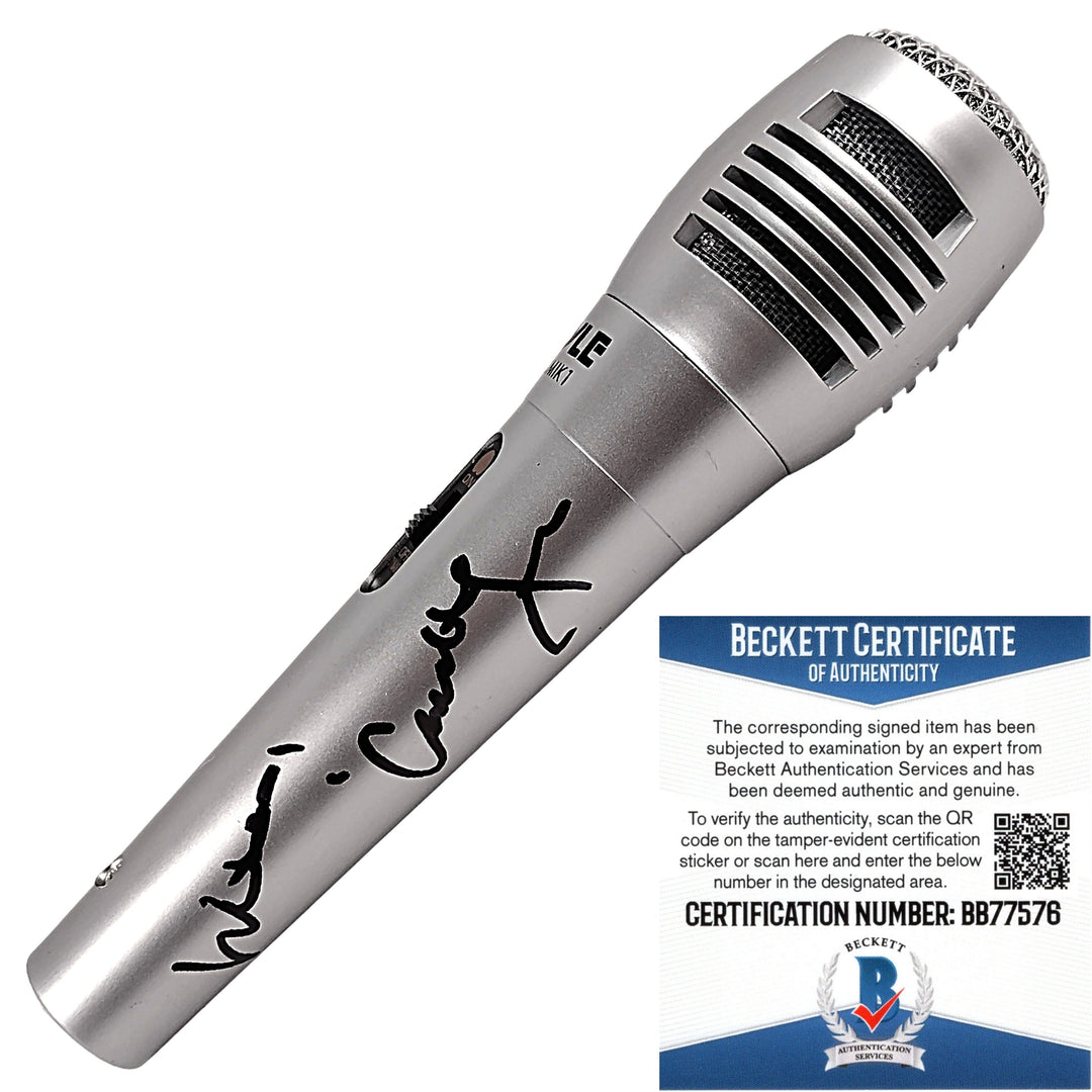 Charlotte Flair Signed Microphone Woooo Inscription WWE Champion Beckett Proof Photo
