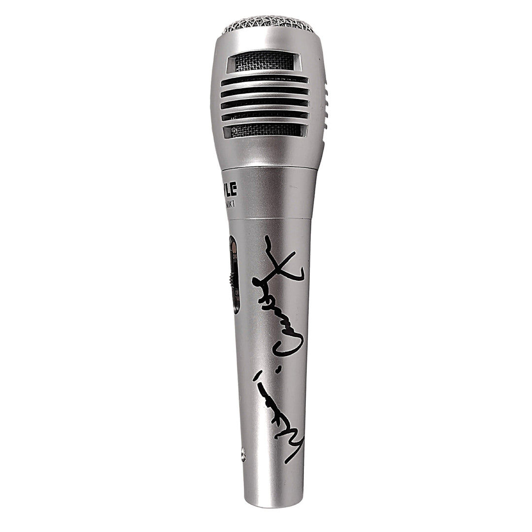 Charlotte Flair Signed Microphone Woooo Inscription WWE Champion Beckett Proof Photo
