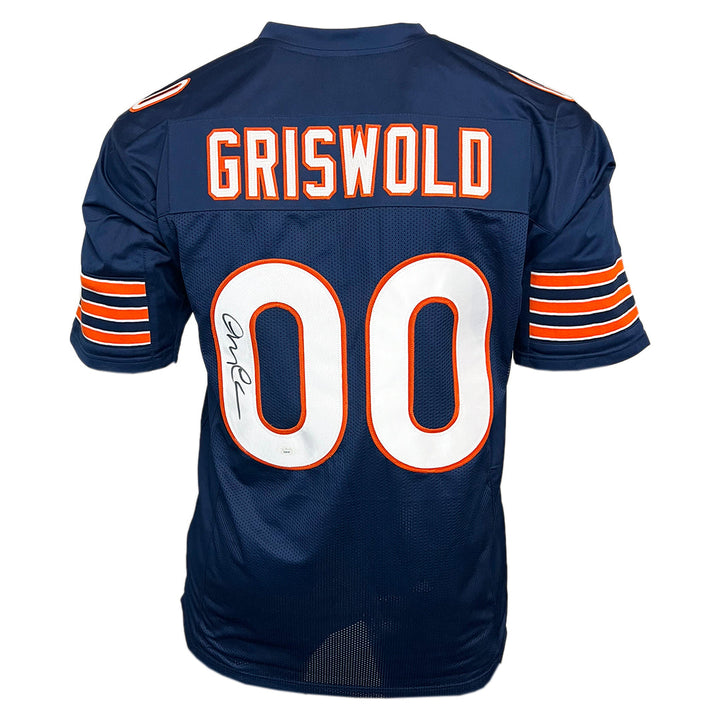 Chevy Chase Signed Chicago Navy Griswold Football Jersey (JSA)