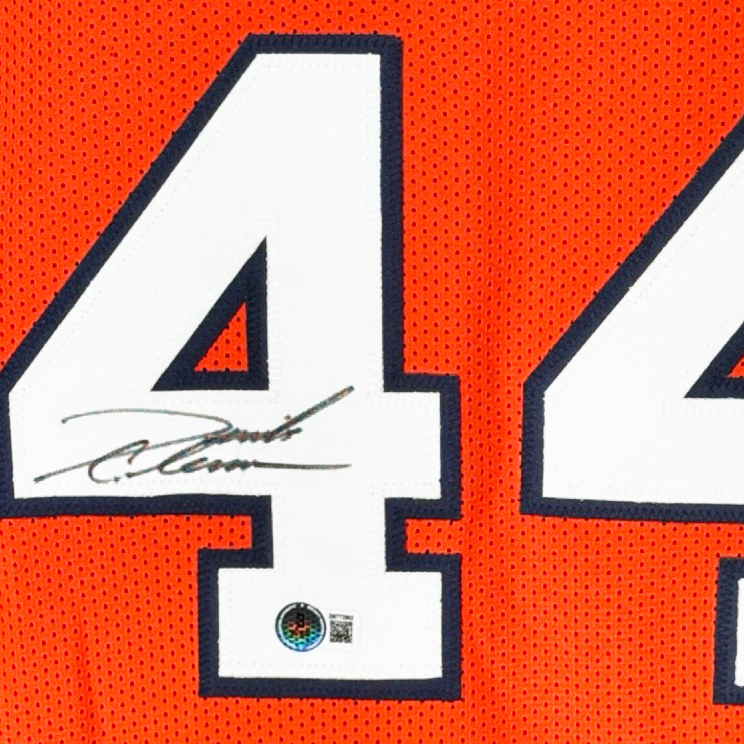 Derrick Coleman Signed Syracuse College Orange Basketball Jersey (Beckett)