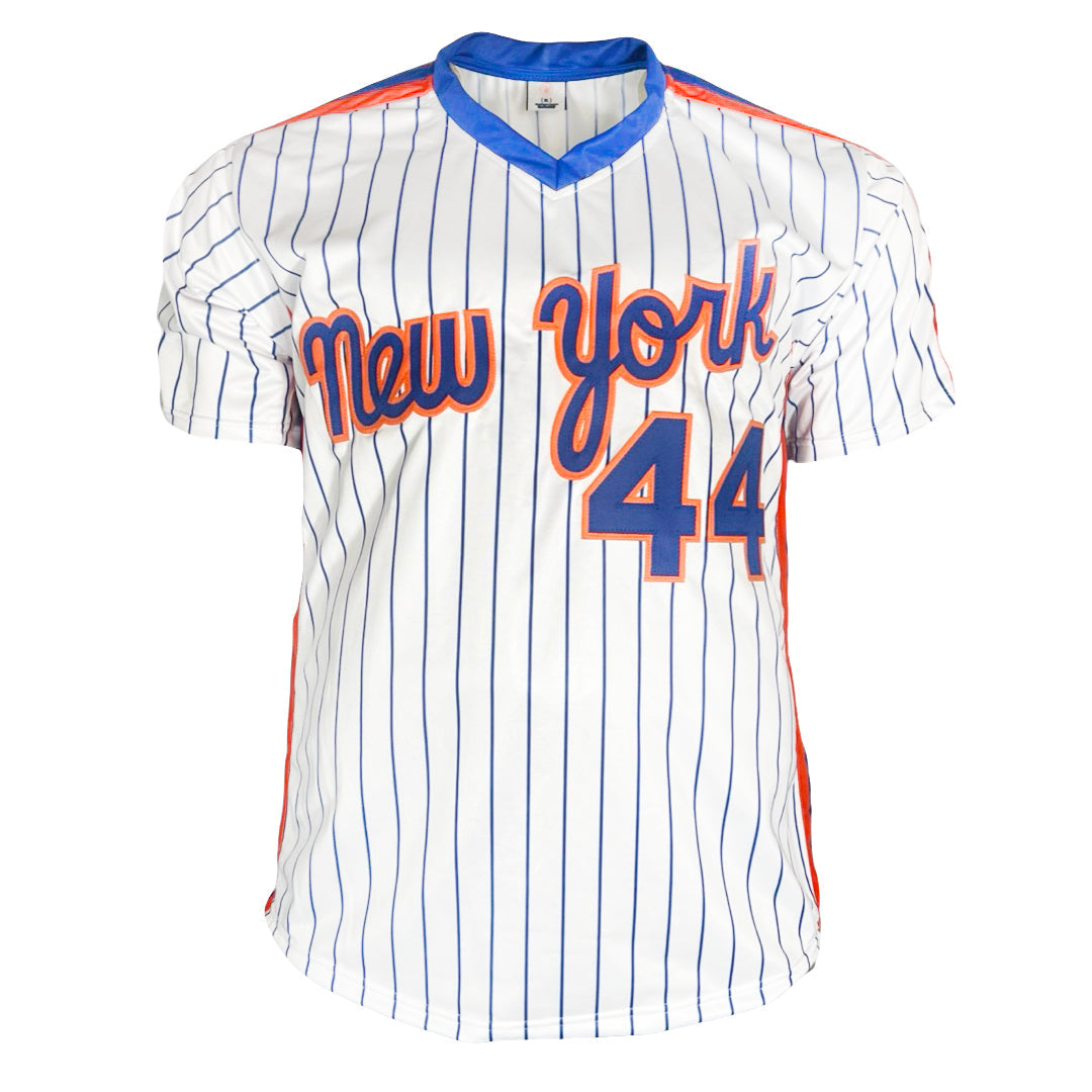 David Cone Signed New York Pinstripe Baseball Jersey (Beckett)