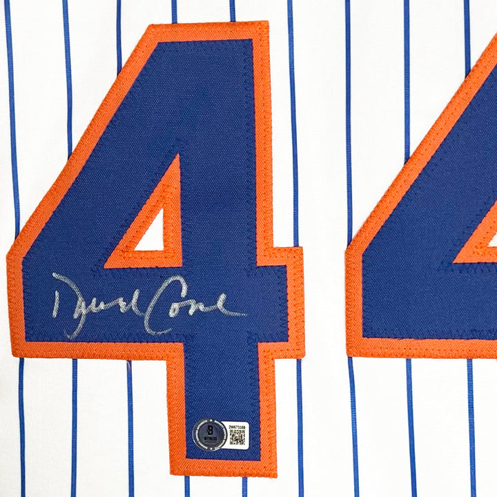 David Cone Signed New York Pinstripe Baseball Jersey (Beckett)