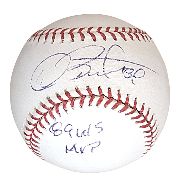 Dave Stewart Signed Rawlings ROMLB Major League Baseball, Oakland Athletics, Beckett BAS