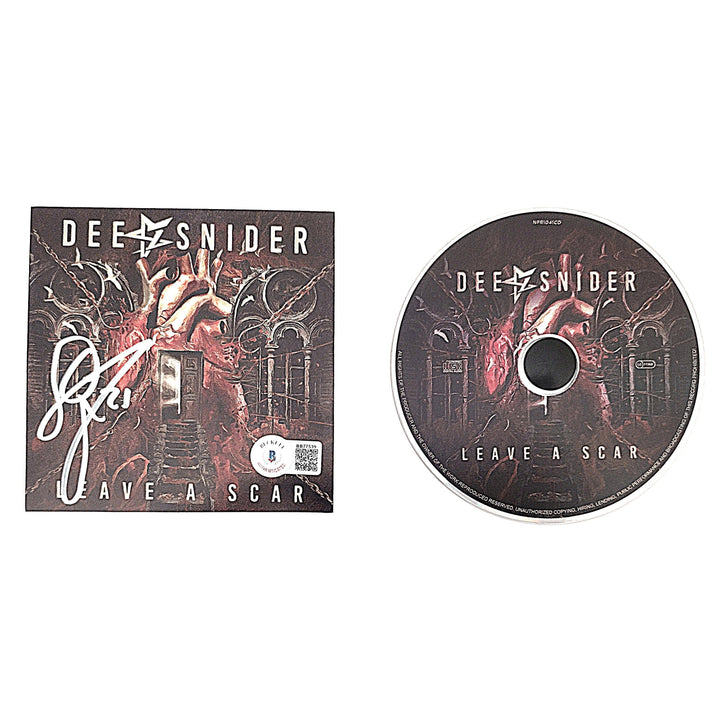 Dee Snider Autographed Leave A Scar CD Booklet Framed Matted Beckett