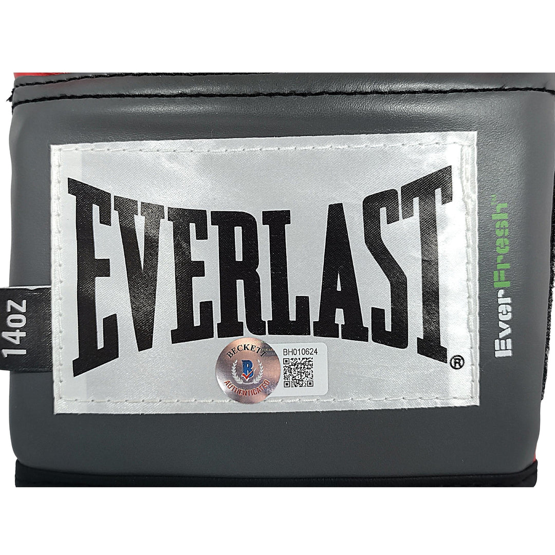 Demarcus Chop Chop Corley Signed Everlast Red Boxing Glove Proof Photo Beckett COA