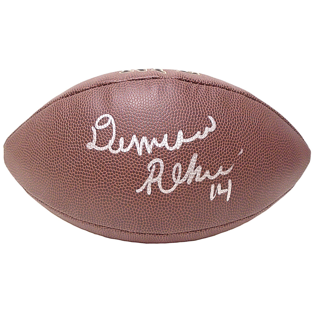 Demarcus Robinson Signed NFL Wilson Football, Baltimore Ravens, Proof Photo, Beckett COA