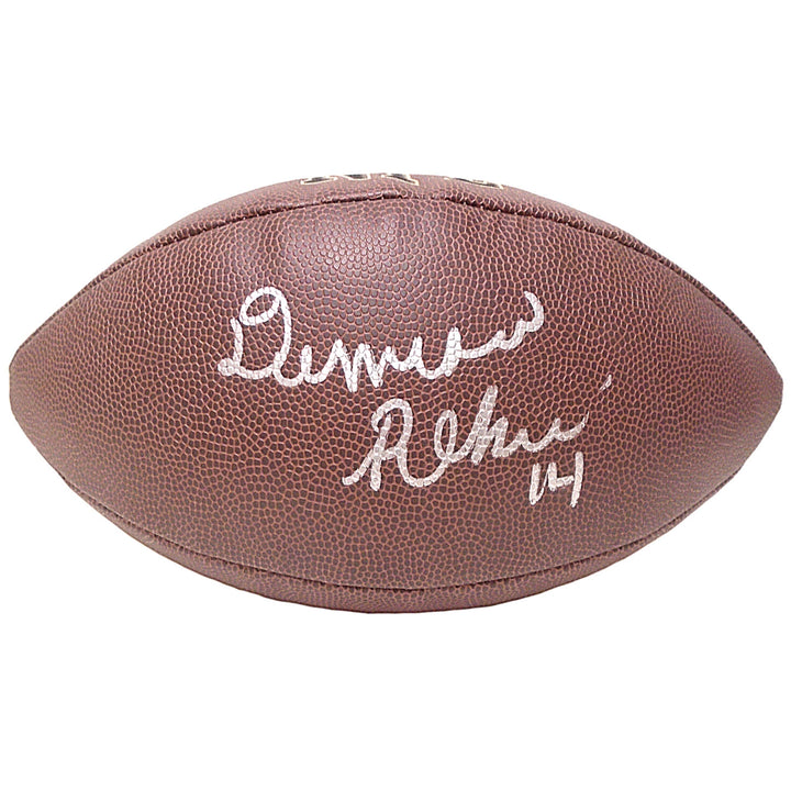 Demarcus Robinson Signed NFL Wilson Football, Baltimore Ravens, Proof Photo, Beckett COA