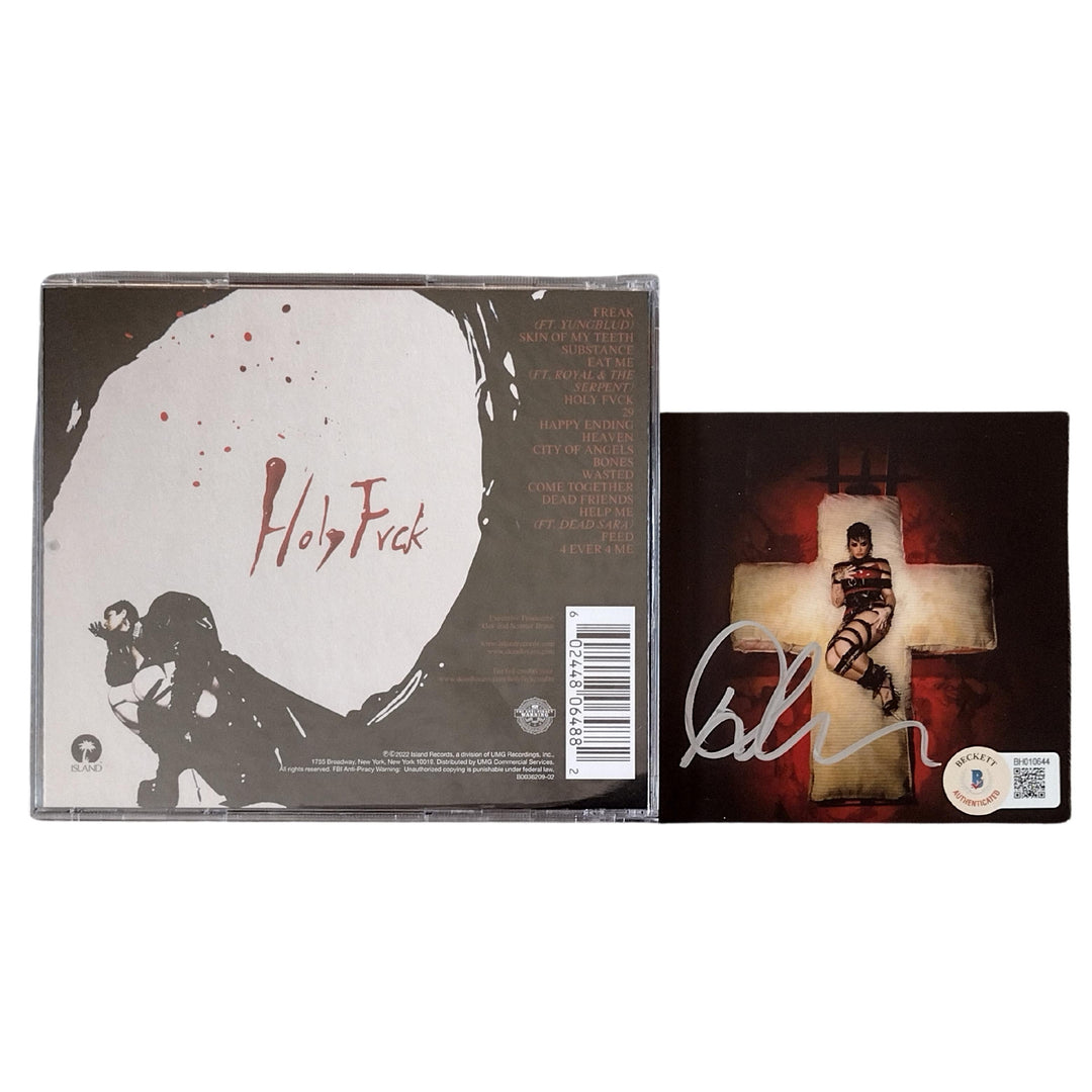 Demi Lovato Autographed Holy Fvck CD Cover Insert Beckett Certified Authentic Auto