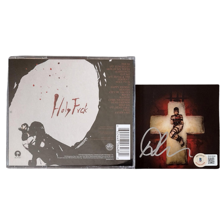 Demi Lovato Autographed Holy Fvck CD Cover Insert Beckett Certified Authentic Auto
