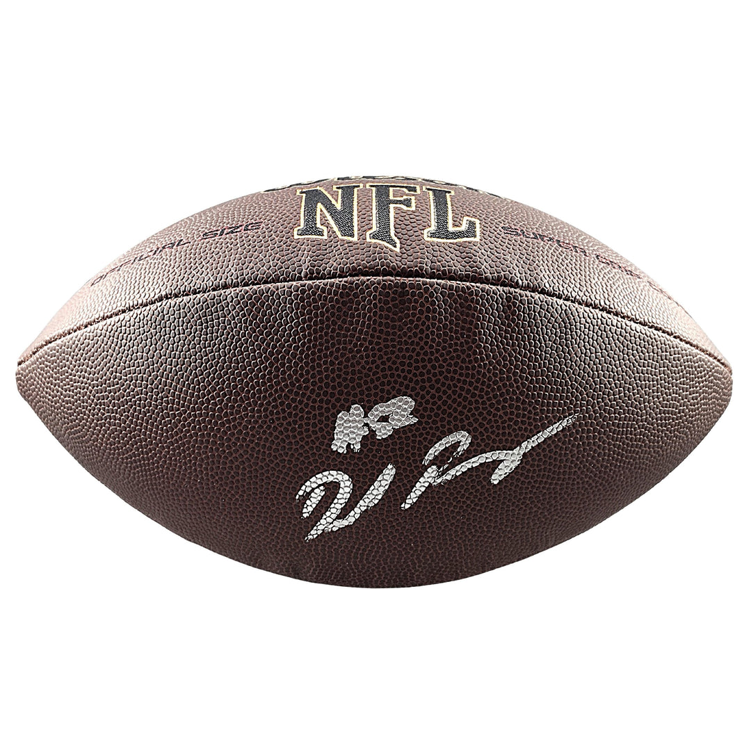 Denzel Perryman Signed NFL Football, Los Angeles Chargers, Las Vegas Raiders, Beckett COA