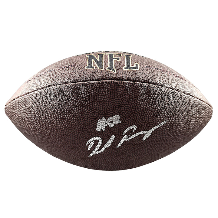 Denzel Perryman Signed NFL Football, Los Angeles Chargers, Las Vegas Raiders, Beckett COA
