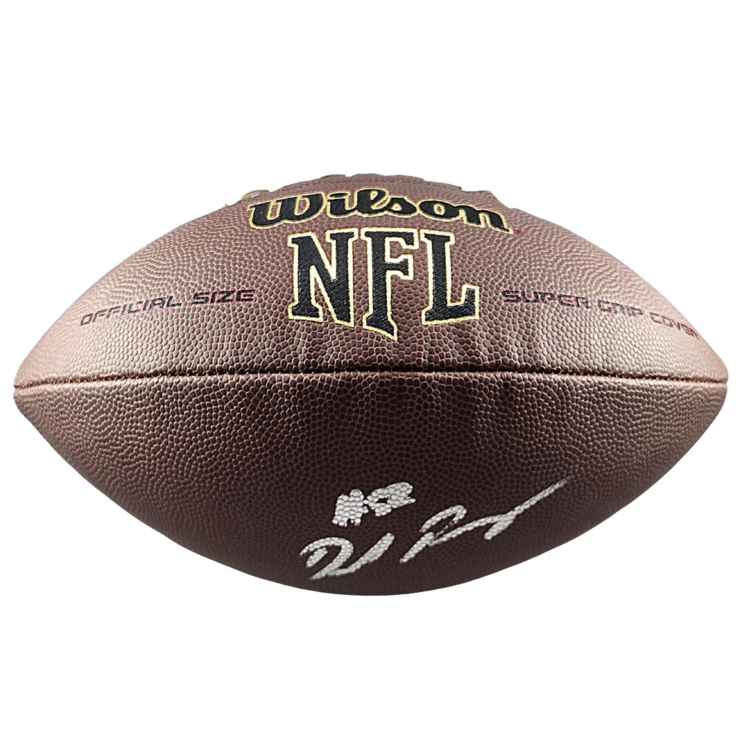 Denzel Perryman Signed NFL Football, Los Angeles Chargers, Las Vegas Raiders, Beckett COA
