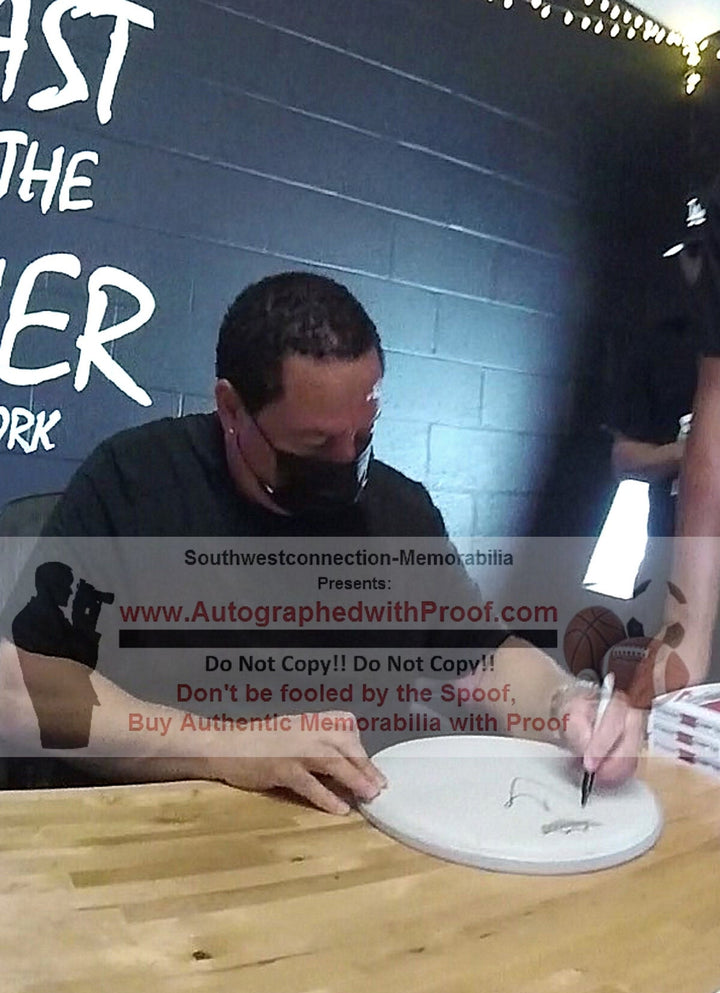 Ice Cube DJ Yella NWA Signed Drumhead Straight Outta Compton Rap Hip Hop Beckett COA