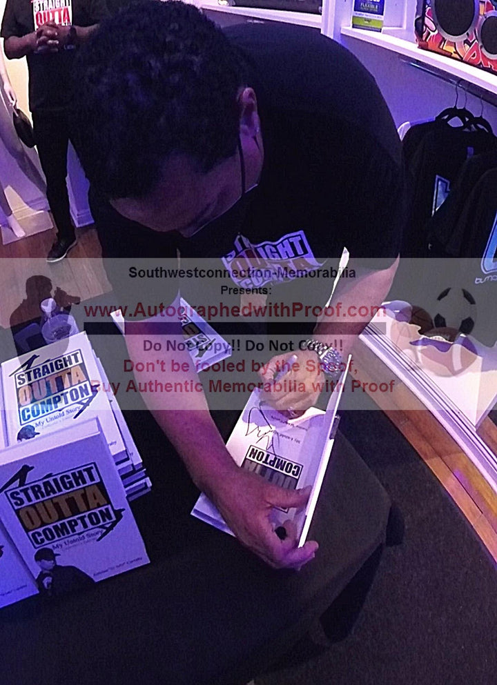 DJ Yella of NWA Signed Straight Outta Compton Hardcover First Edition Book Proof Beckett