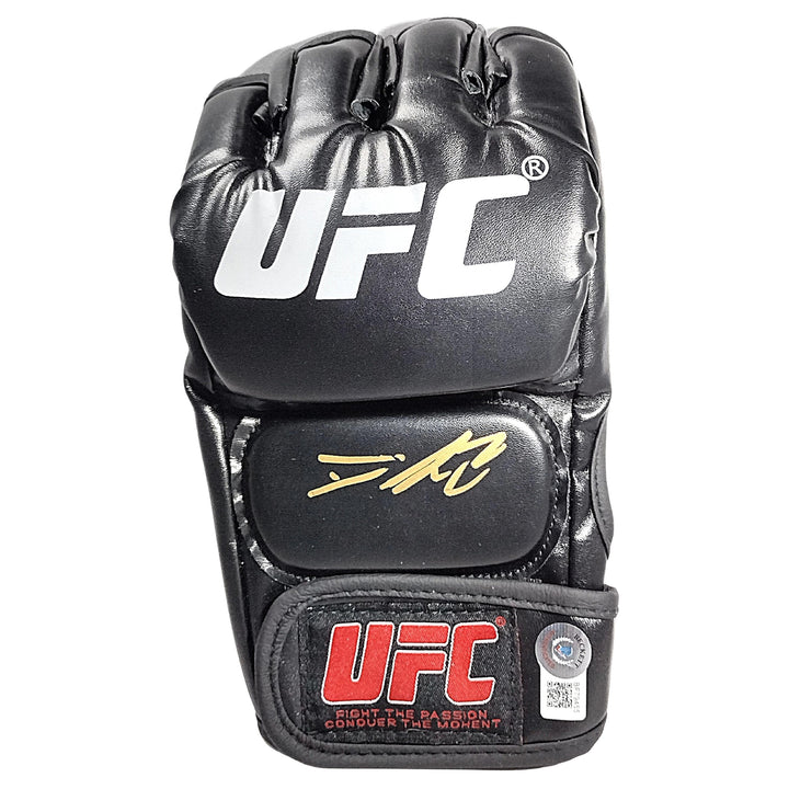 Dominick Reyes Signed UFC Ultimate Fighting Championship Glove MMA Beckett Cert