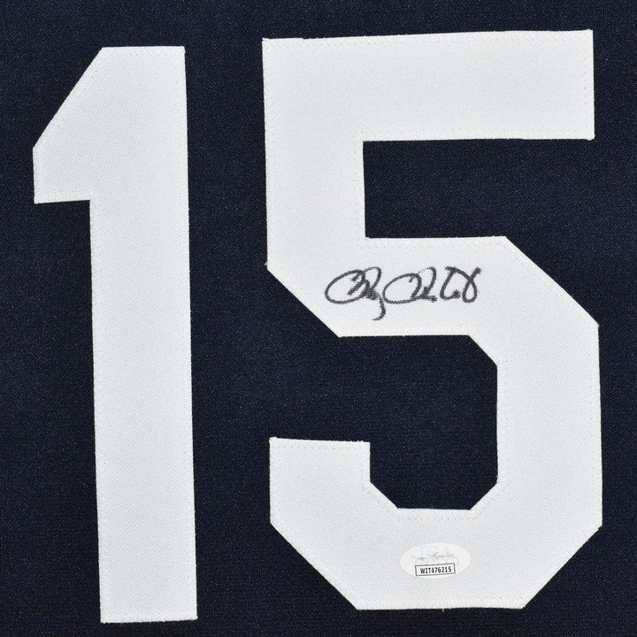 Doug Drabek Signed Houston Blue Baseball Jersey (JSA)