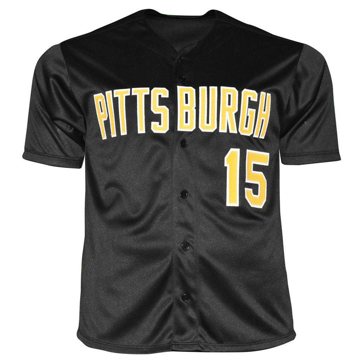 Doug Drabek Signed Pittsburgh Black Baseball Jersey (JSA)