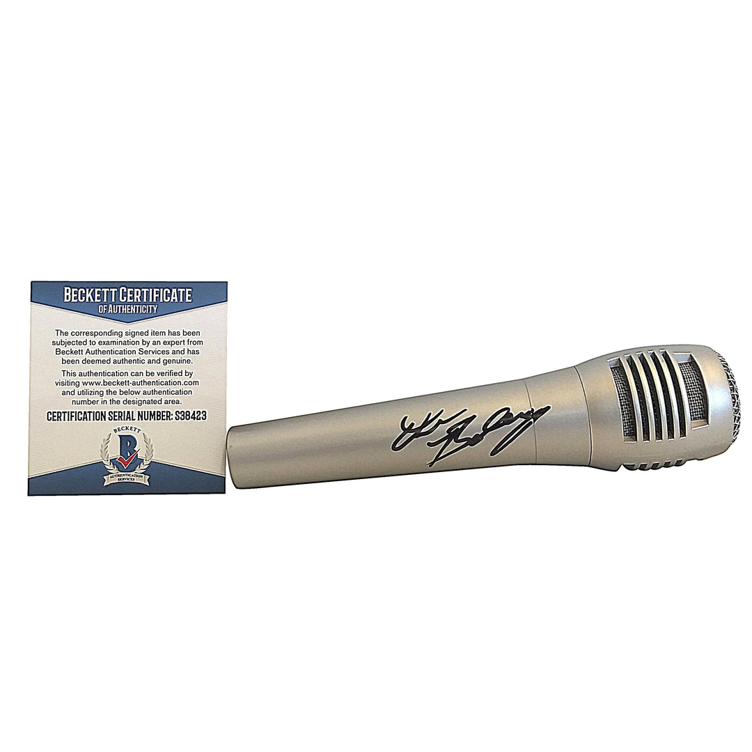 Drew Baldridge Signed Microphone Country Music Proof Photo Beckett COA
