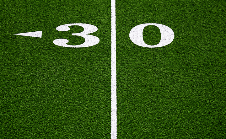 University of Michigan Authentic '-30' Yard Line Game Used Michigan Stadium Field Section (Pre-Order)