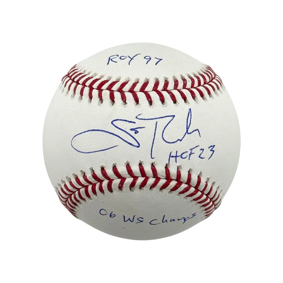 Scott Rolen Cardinals Autographed & Triple Inscribed MLB Baseball (Top Tier)
