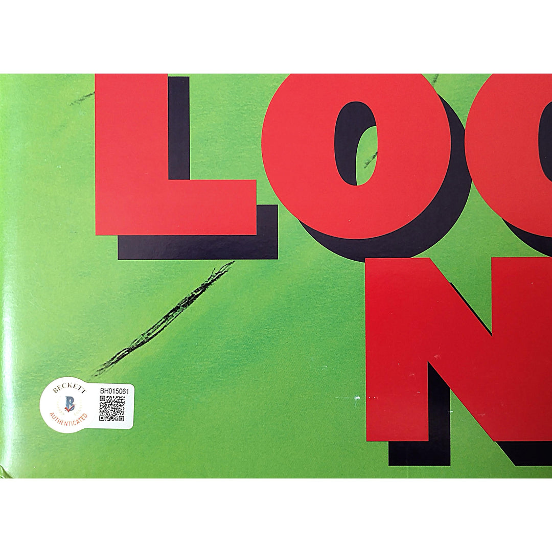 Elvis Costello Signed Look Now Vinyl Record Album Cover Beckett Authentication