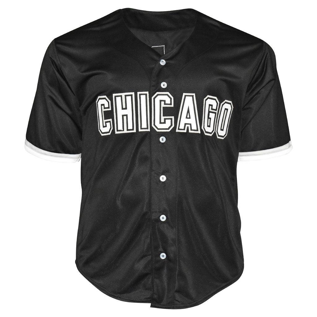 Carl Everett Signed Chicago Black Baseball Jersey (Beckett)