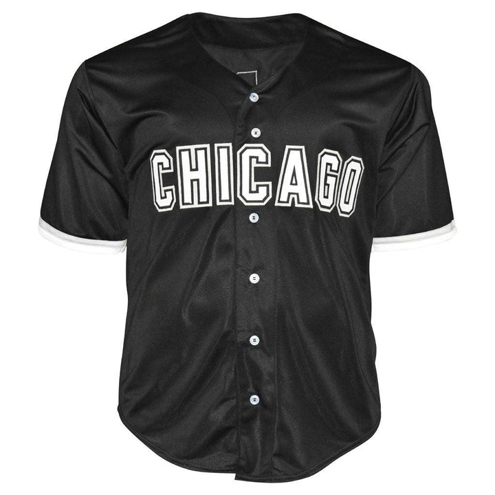 Carl Everett Signed Chicago Black Baseball Jersey (Beckett)
