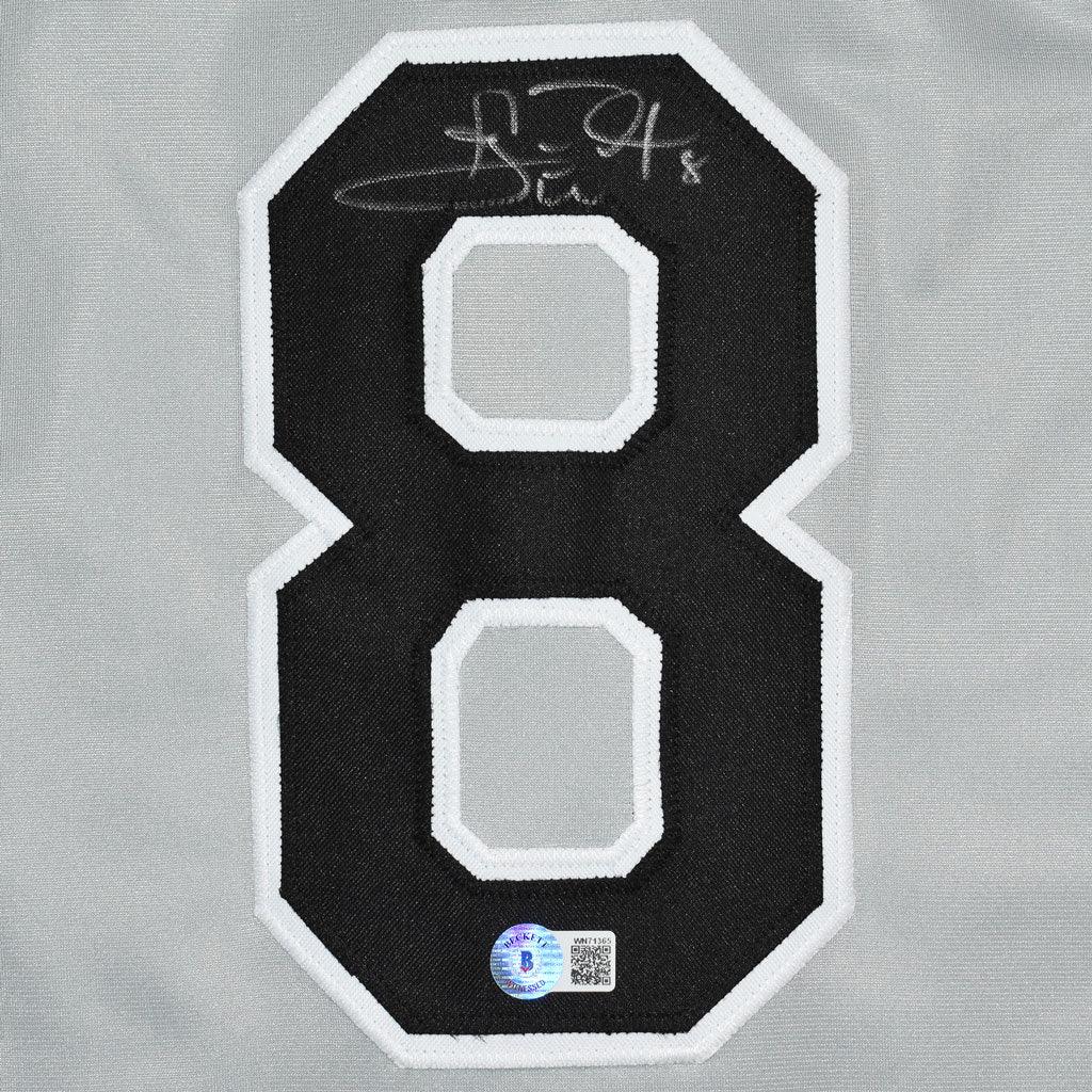 Carl Everett Signed Chicago Grey Baseball Jersey (Beckett)
