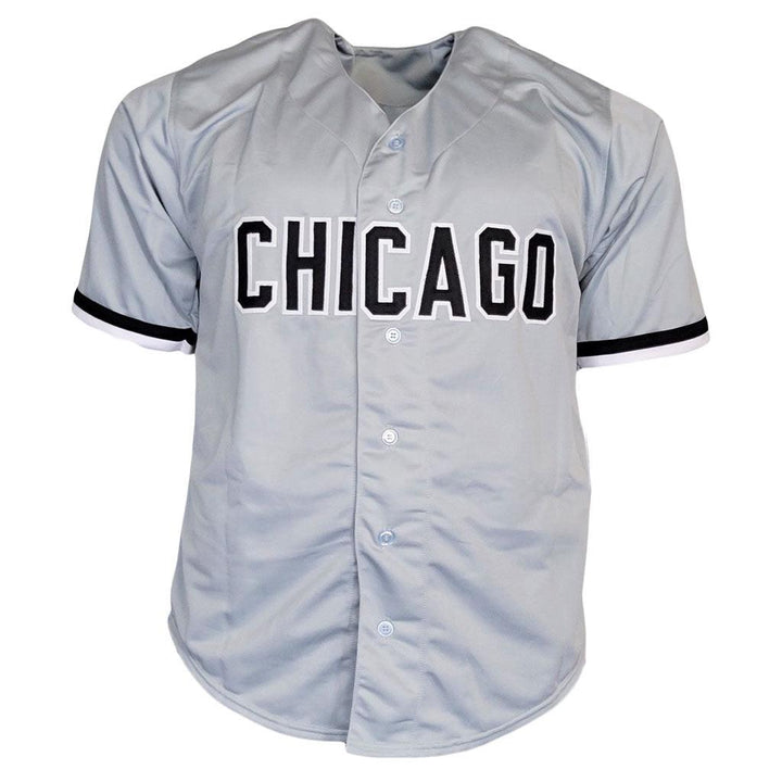 Carl Everett Signed 2005 WS Champs Inscription Chicago Grey Baseball Jersey (Beckett)