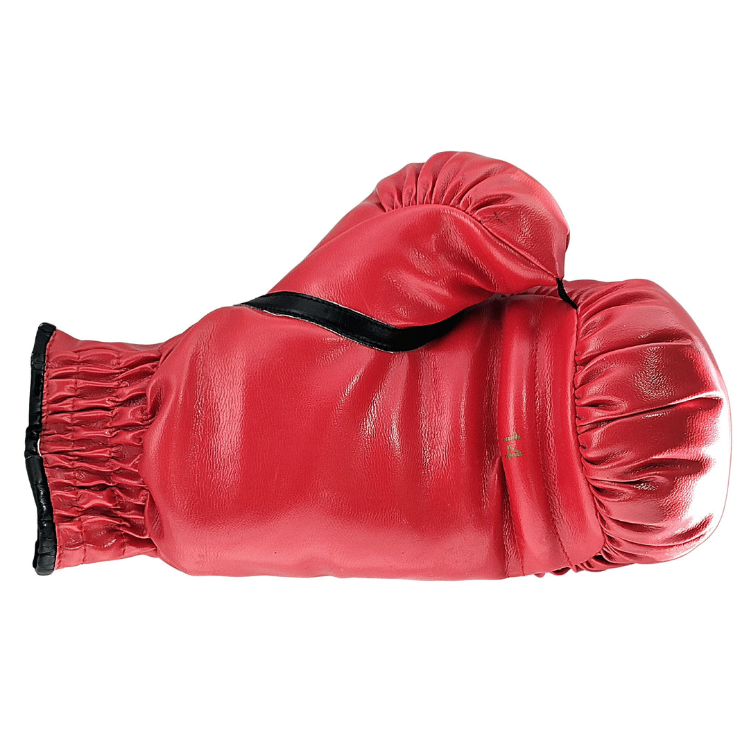 Fernando Vargas Jr. Signed Everlast Red Boxing Glove Proof Photo Beckett Authentication