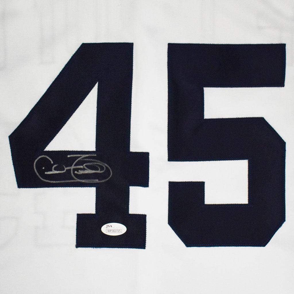 Cecil Fielder Signed Detroit White Baseball Jersey (JSA)