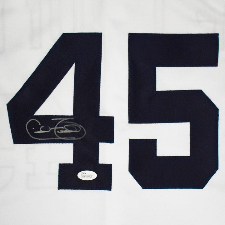 Cecil Fielder Signed Detroit White Baseball Jersey (JSA)