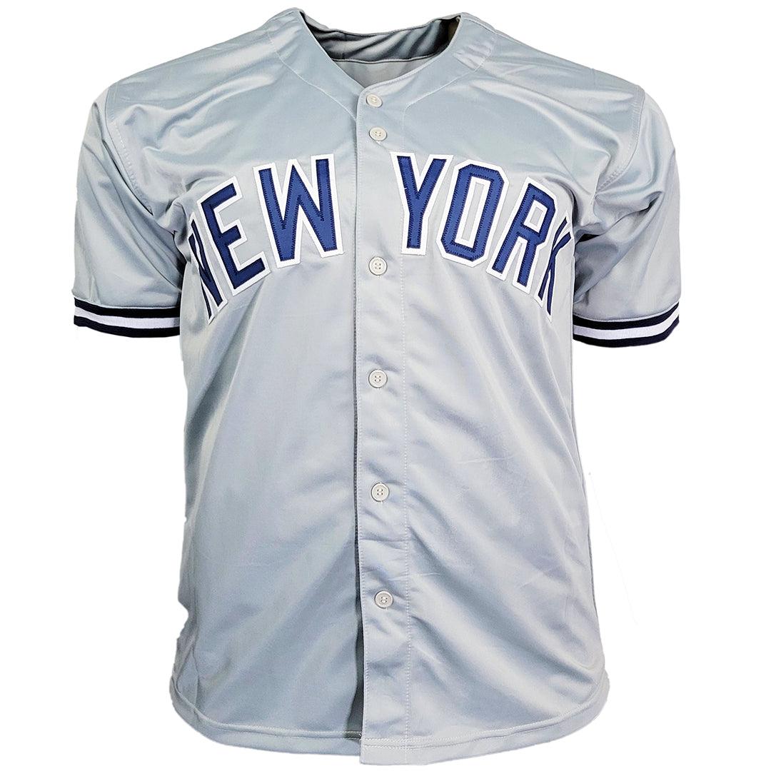 Cecil Fielder Signed New York Grey Baseball Jersey (JSA)