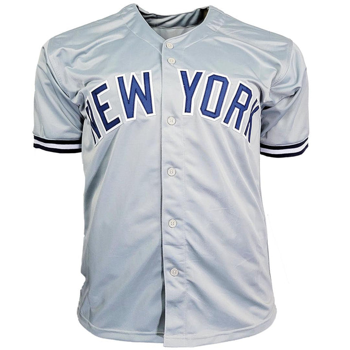 Cecil Fielder Signed New York Grey Baseball Jersey (JSA)