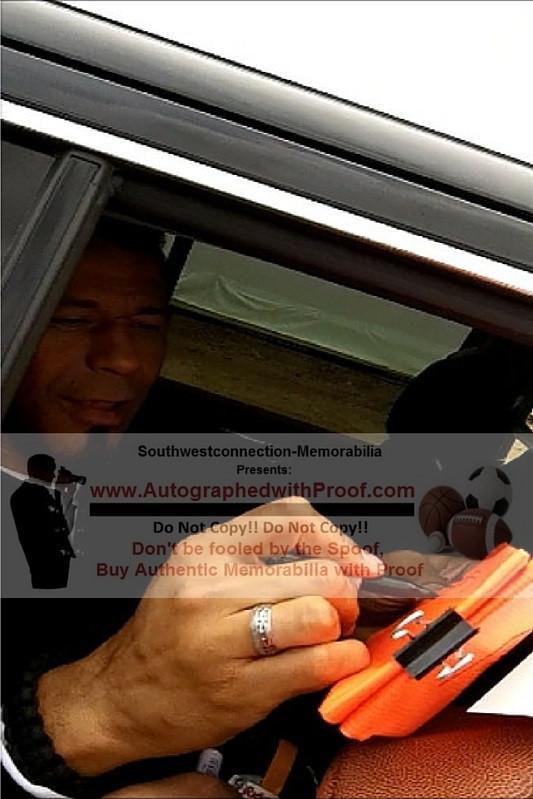 Rod Woodson Signed Baltimore Ravens Football End Zone Pylon Proof Photo Beckett COA